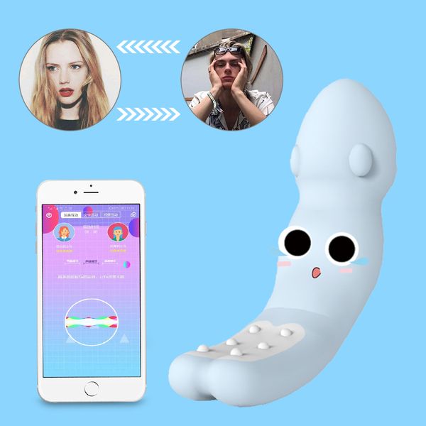 Masaj App Kontrolü Taşınabilir Klitoral Stimülatörü Yetişkin Ürünleri Kadın Mastürbasyon Aracı Yumuşak Silikon Vibratör Pussy Kadın Için Seks Oyuncakları