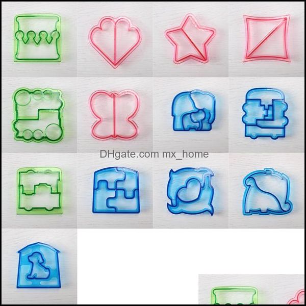 

wholesale kids diy sandwich mod cutter lunch sandwiches toast mods bear car shape cake bread biscuit mold food cutters baby feeding 839 drop