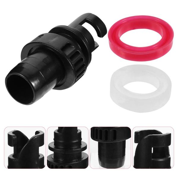 

rafts/inflatable boats 2pcs inflatable air pump hose adapter boat foot valves connectors