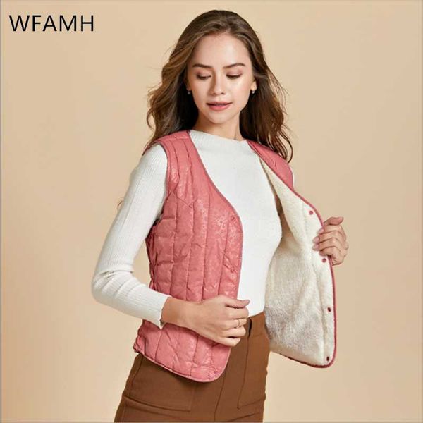 

women's vests spring women white duck down vest quilted liner sleeveless coat autumn winter ultra light jacket collarless, Black;white