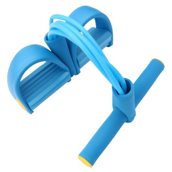 

resistance bands 4 tube health belly fitness rope workout (sky-blue)