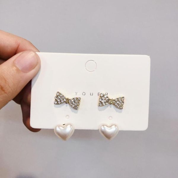 

love pearl earrings fashion, simple compact design,