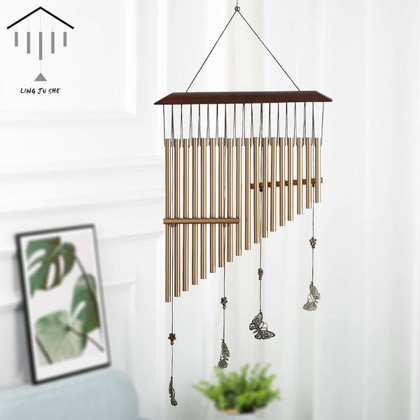 

decorative objects & figurines classic birch metal aluminum pipe windbell hanging craft gift home shop decoration dream catcher room decor a