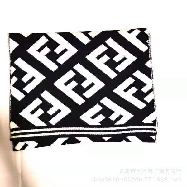 

design winter new letter double sided warm scarf and neck, Blue;gray