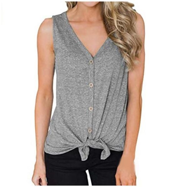 

yoga outfit fashion women's v-collar sleeveless button cardigan self cultivation summer hollow out streetwear basic women camisole