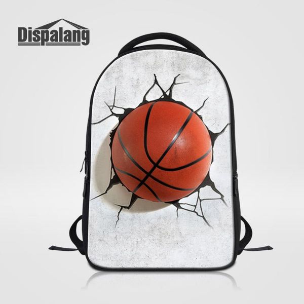 

backpack dispalang women men's lapcrack ball large capacity school bags for teens casual travel bag business shoulder