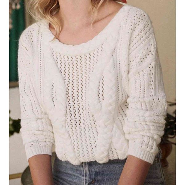 

knits chic knitted sweater winter casual o neck long sleeve white vintage pullover office lady women sweaters jumper autumn