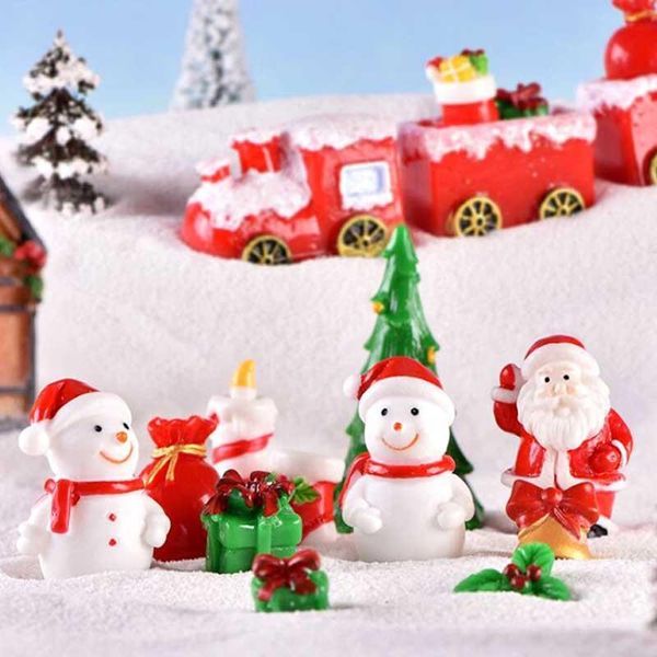 

interior decorations ready products for selling miniature resin snowman figurine christmas ornaments
