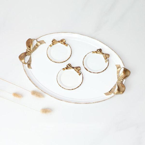 

kitchen storage & organization oval resin green trays jewelry dish dessert cake plate cosmetics wedding ring tray crafts gifts