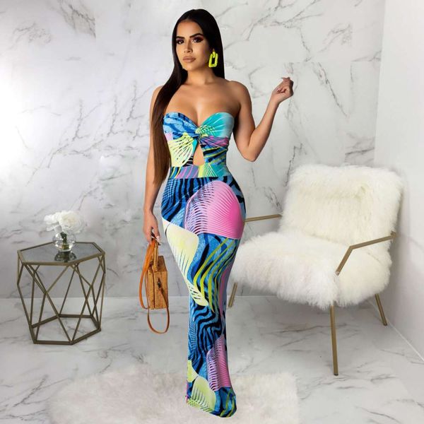 

star model 2021 new digital print fashion dress, Black;pink