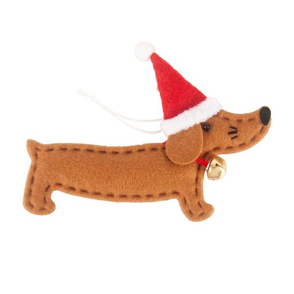 

christmas decorations dachshund dog pendant for xmas tree garden outdoor decoration supplies