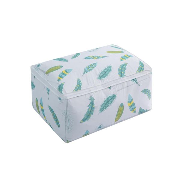 

clothing & wardrobe storage 2pcs closet organizer clothes quilt pvea sweater large capacity zipper fashion foldable bag blanket cabinet comf