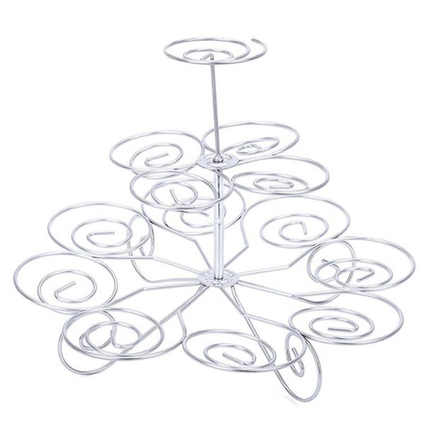 

other bakeware 3tiers cupcake stand cake holder weddings display metal stand;3tiers cupcak