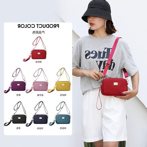 

outdoor messenger fashion ladies' shoulder shopping water-repellent bag, nylon and handbag, lightweight cloth casual fashionable b mqor