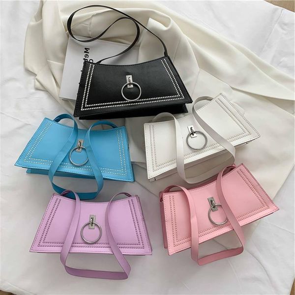 

korean bag simple popular of foreign hand-carry ladies underarm casual shoulder 2021 new version fashion trade small wecxf