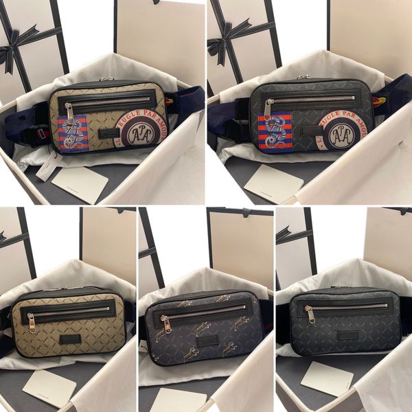 

2021 fashion g waist bags men women leather sport fanny pack belly bum bag fitness running belt jogging pouch back grid bags shoulder bags h