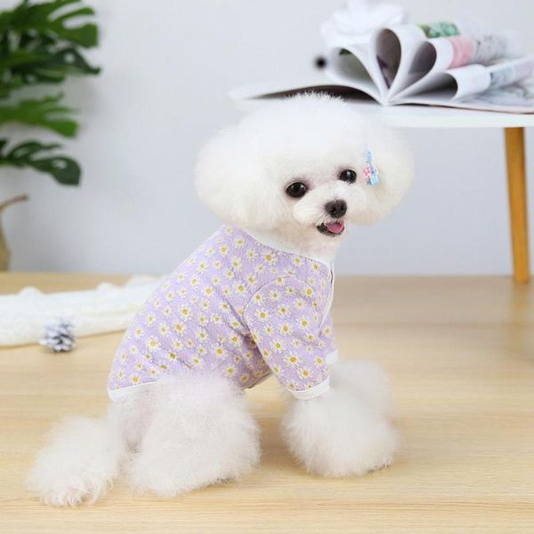 

dog apparel wearable clothing fashion pet home non-shrink breathable puppy winter cardigan shirt