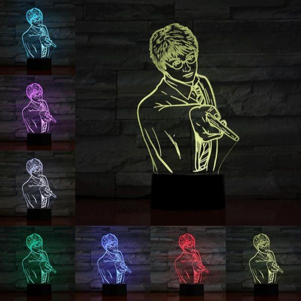 

night lights music conductor 3d lamp sleeping light kids friends gift base plate party celebration decorate lamparas