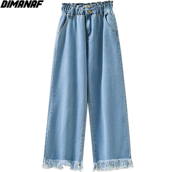 

plus size women jeans basic high tassel denim female elastic harem solid japanese trousers large pants oversize s-5xl 210531, Blue