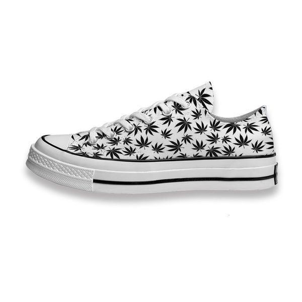 

custom printed sho morphine leaf black white sneakers low mens womens skateboard sport footwear diy trainers canvas casual shoe