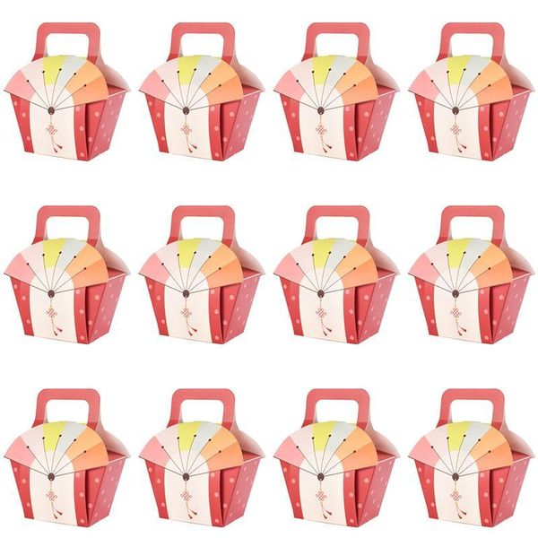 

gift wrap 25pcs candy packaging boxes cookie storage cases portable for banquet