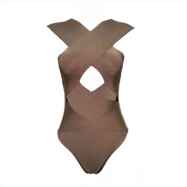 

summer ladies sleeveless strapless tight bandage jumpsuit solid color cutout jumpsuit nightclub party club bodysui, Black;white