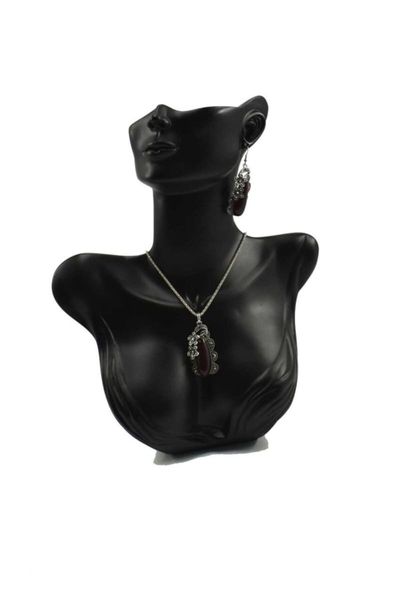 

Earrings & Necklace Women's Fashion Jewelry Women Ottoman Motif Sets, Silver