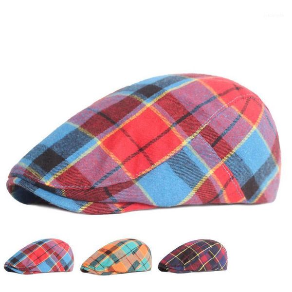 

sell spring summer solid color sboy caps women men cotton flat painter outerdoor beret hats vintage berets, Blue;gray