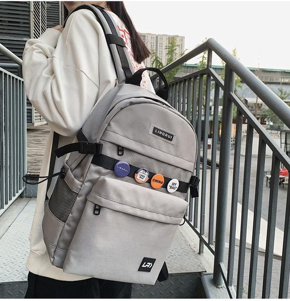 

backpack wz4022 trendy fashion trend ins male student computer bag