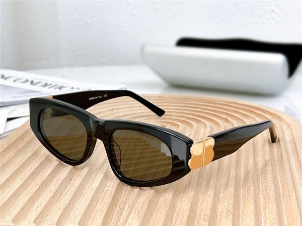 

sunglasses for women men summer 0095 style anti-ultraviolet retro plate triangle full frame fashion eyeglasses random box 0095s, White;black