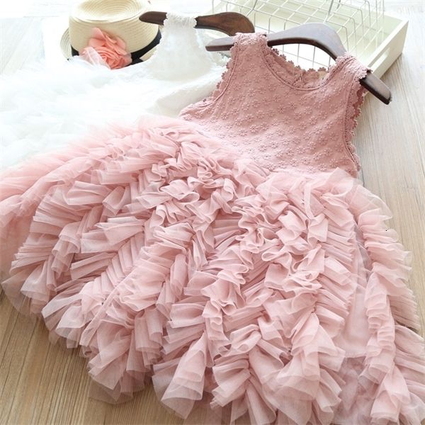 

girl's lace cotton summer baby kids girl toddler princess party tutu dress for clothes birthday wedding gown girls dresses c0228, Red;yellow
