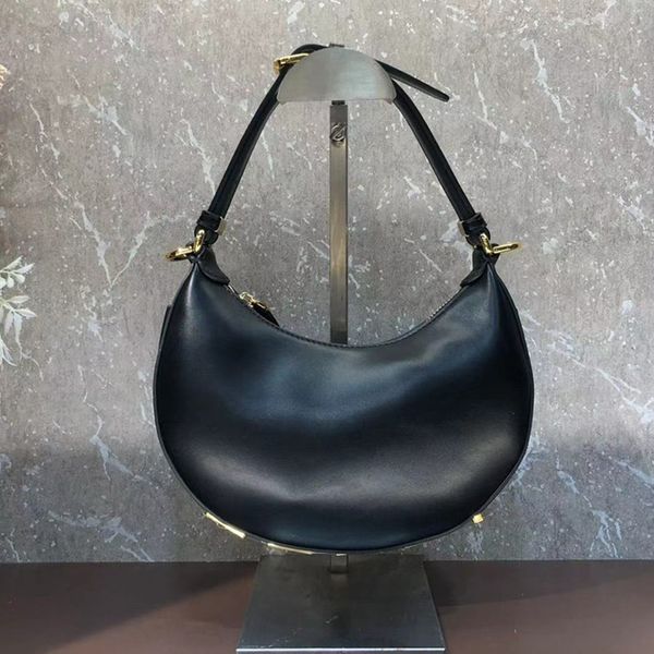 

crescent hobo bag women shoulder handbag purse half moon genuine leather evening clutch hand bags bottom letter lightweight 5a quality handb