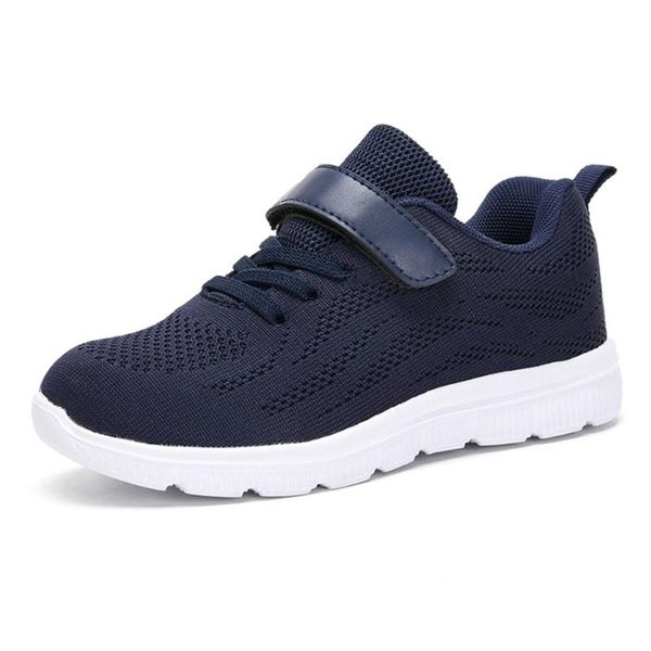 

sneakers boys girls sport shoes shockproof sweat absorption kids athletic lightweight running mesh cloth non slip knit soft training, Black;red
