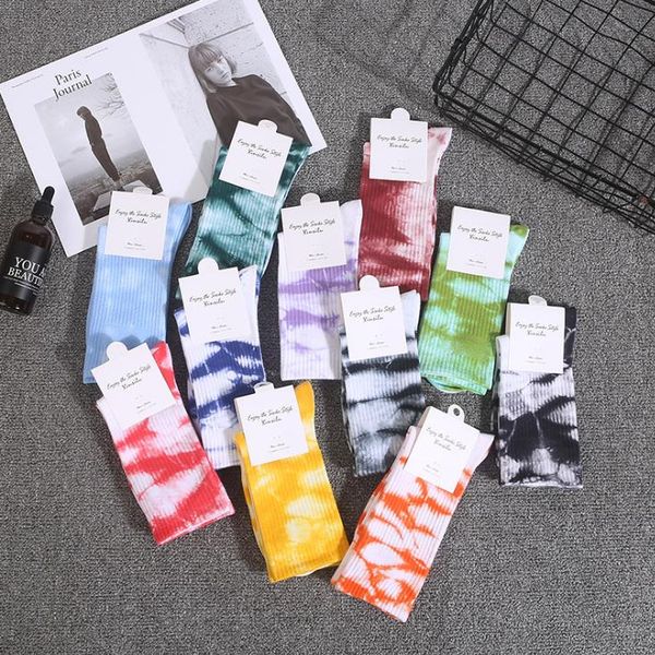 

men's socks comfortable and women's trend hip-hop tube autumn solid color cotton ins wind breathable, Black