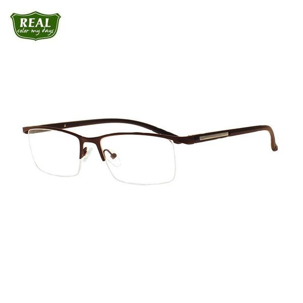 

fashion sunglasses frames china factory wholesale halfrim metal frame men eyeglass optical glasses, Black