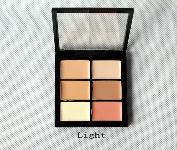 

6 color corrector pro concealer cream palette de maquillage light cream full coverage for natural skin moisturizer wet brighten facial cosme