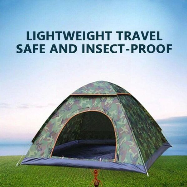

tents and shelters 1pcs automatic tent outdoor family camping easy open camp ultralight instant shade for 2-3 person tourist hiking t3d5