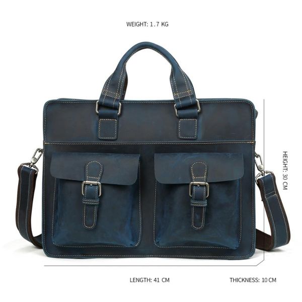 

briefcases men's leather briefcase, bag, lapbusiness travel 2021