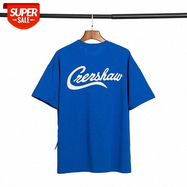 

fear of god double line high street fashion brand casual short-sleeved t-shirt #z96e, White;black