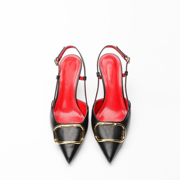 

heels designer dress shoes patent leather high heel pointed rivet rhinestone bride party dress stiletto sandals 35-40, Black