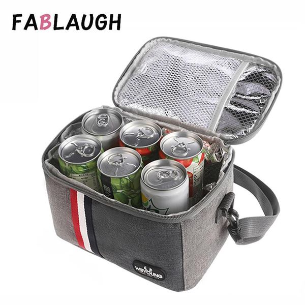

ice packs/isothermic bags fablaugh insulated thermal cooler lunch box food bag work picnic picnic-bag bolsa termica loncheras para mujer