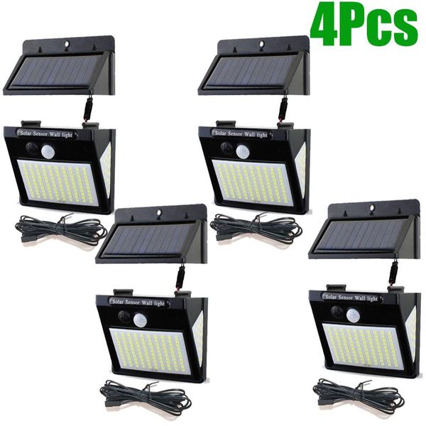 

outdoor wall lamps keda 168 led human induction solar street lamp light pir home garden bright warm white lantern energy abs separate