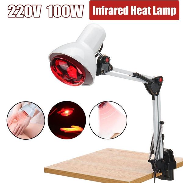 

massage gun 220v 100w infrared heat lamp heating therapy light therapeutic pain relief health bulb physiotherapy instrument