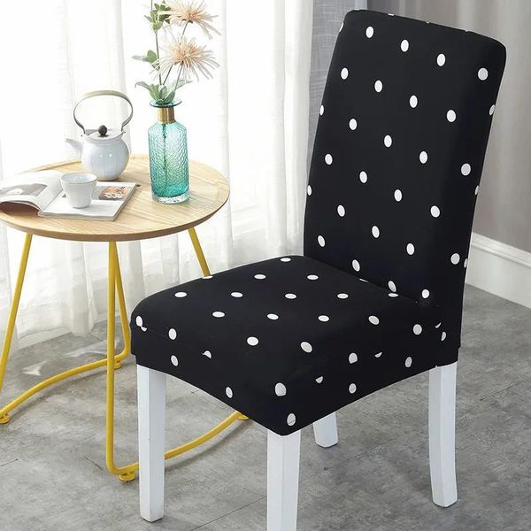 

chair covers stretch elastic for wedding dining room office banquet housse de chaise cover