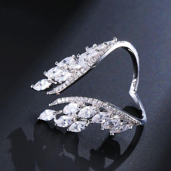 

2020 new products trendy marquise 925 sterling silver fashion ring dubai for girl lovers love party gift jewelry wholesale r5432, Golden;silver