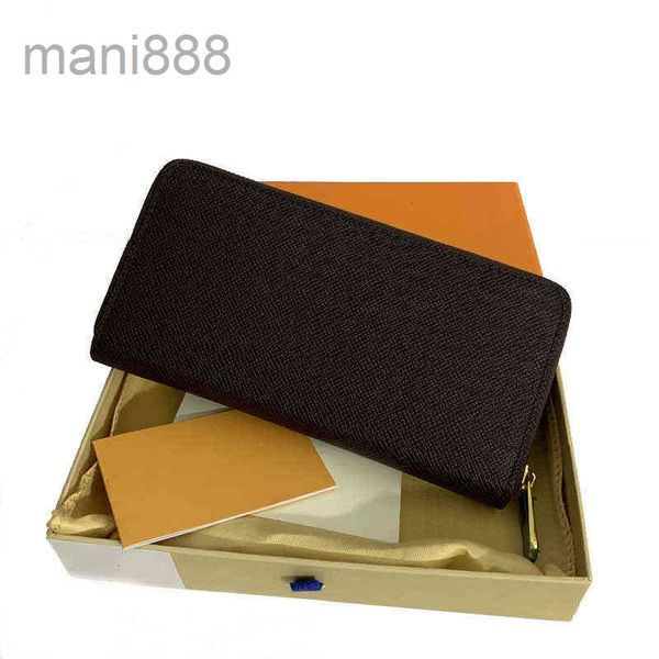 

bag fashion women clutch leather wallet single zipper wallets lady ladies long classical long purse with orange box card 60017