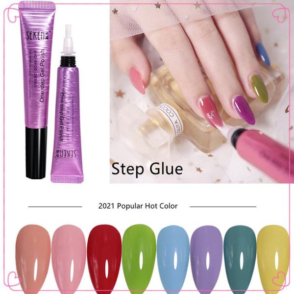 

nail art step glue one three potherapy a oily cai hui bi combination polish
