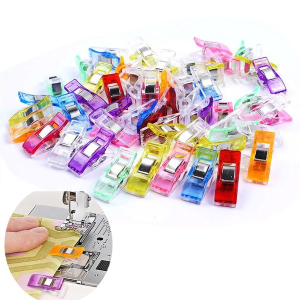 

clothing & wardrobe storage 20-100 pcs 27mm plastic sewing edges positioning fixing clamps for needlework knitting diy drying clip/po clip