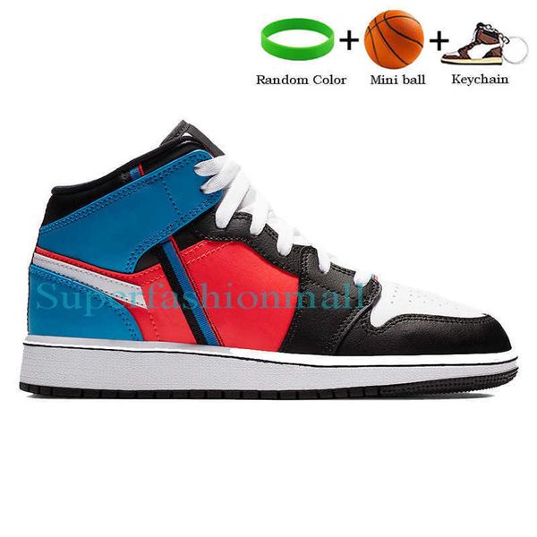 

2021 chicago mid multi patent 1s 1 basketball shoes se white black royal military olive university red sneakers men women trainersruyx28kl