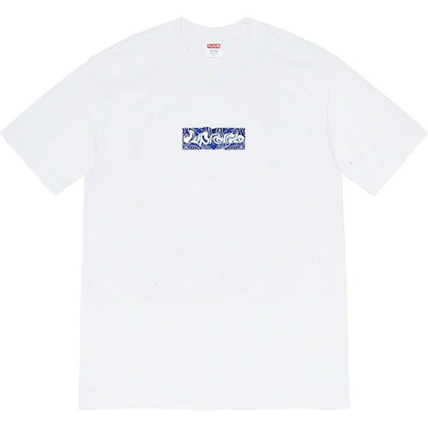

shirt box t tee cashew flower print short sleeve t-shirt, White;black